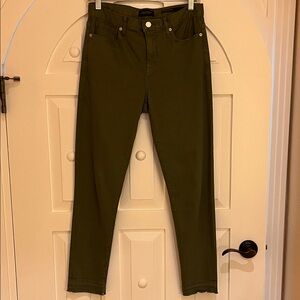Banana Republic Dark Olive Skinny Jeans